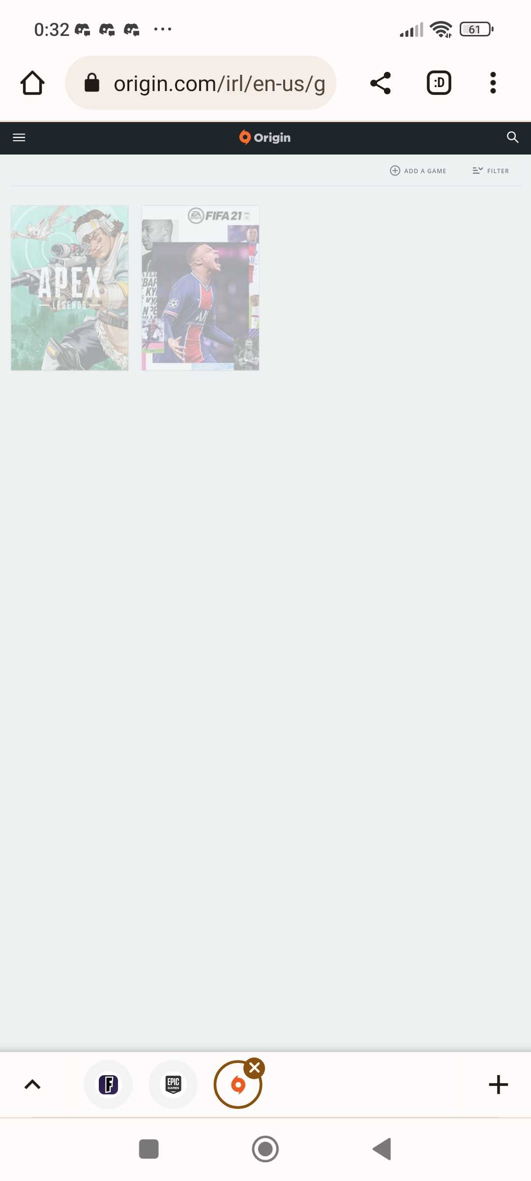 продажа аккаунта к игре FIFA 21