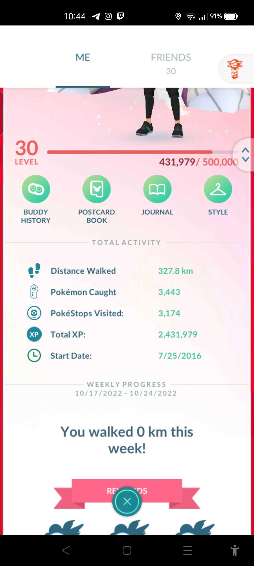 продажа аккаунта к игре Pokemon GO