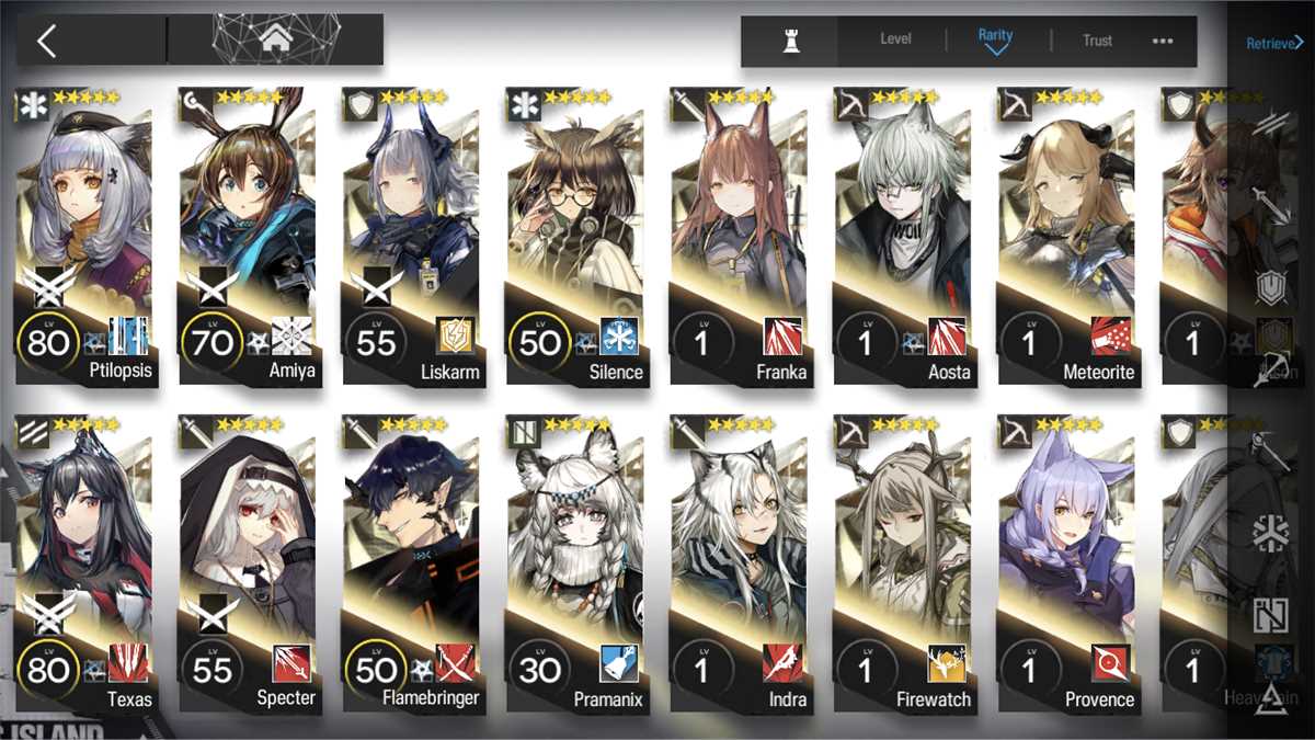 продажа аккаунта к игре Arknights