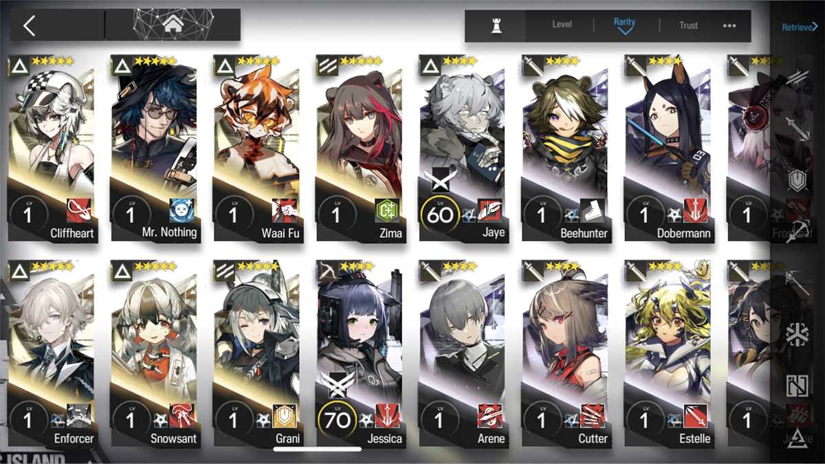 продажа аккаунта к игре Arknights