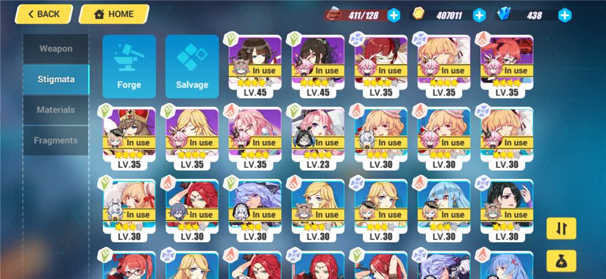 продажа аккаунта к игре Honkai impact