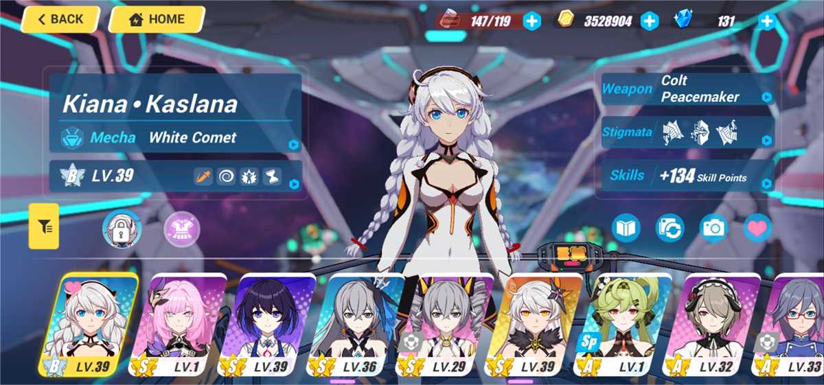 продажа аккаунта к игре Honkai impact