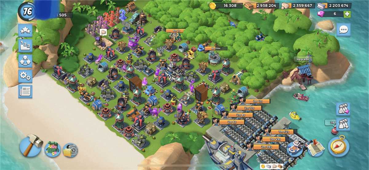 продажа аккаунта к игре Boom Beach
