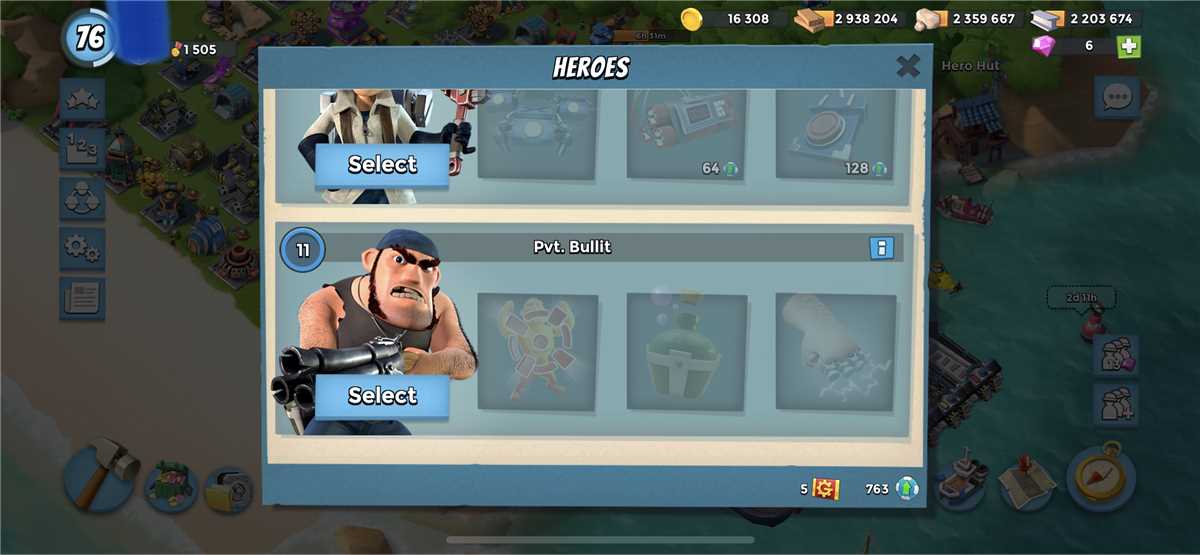 продажа аккаунта к игре Boom Beach