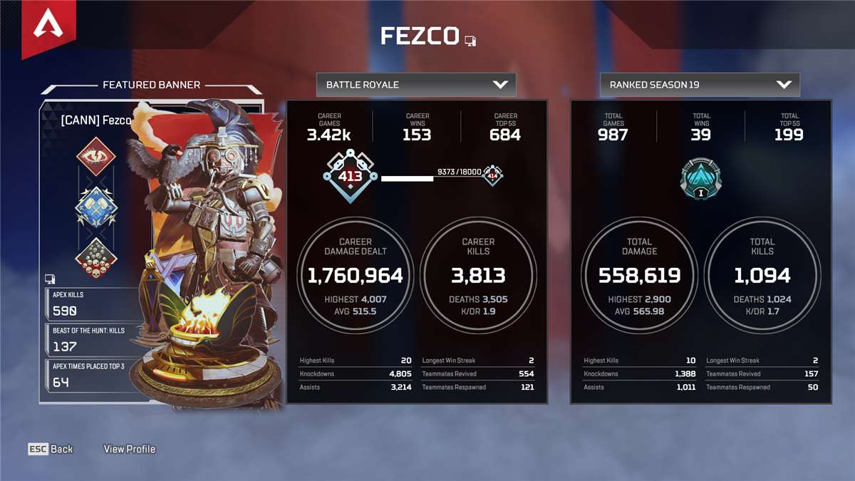 продажа аккаунта к игре Apex Legends