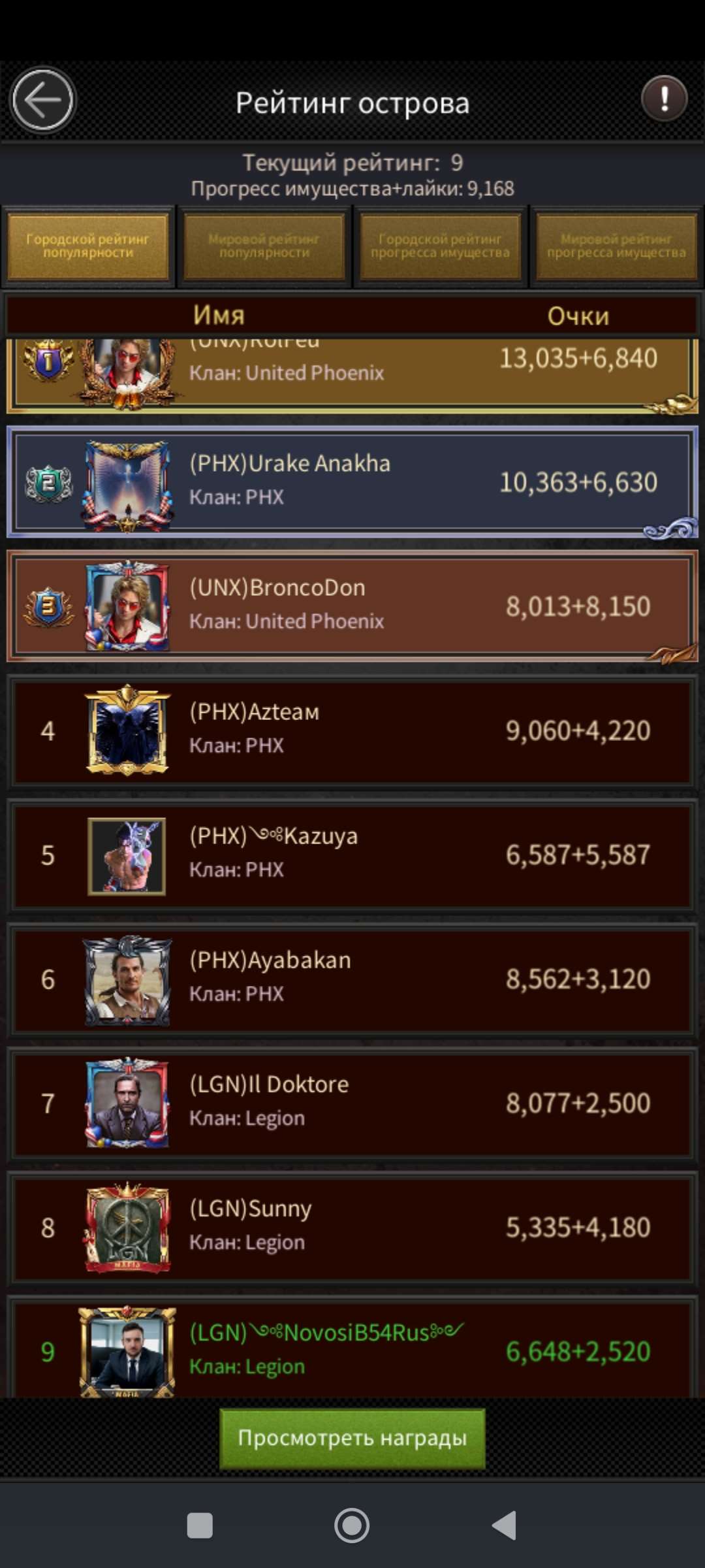 продажа аккаунта к игре Mafia city