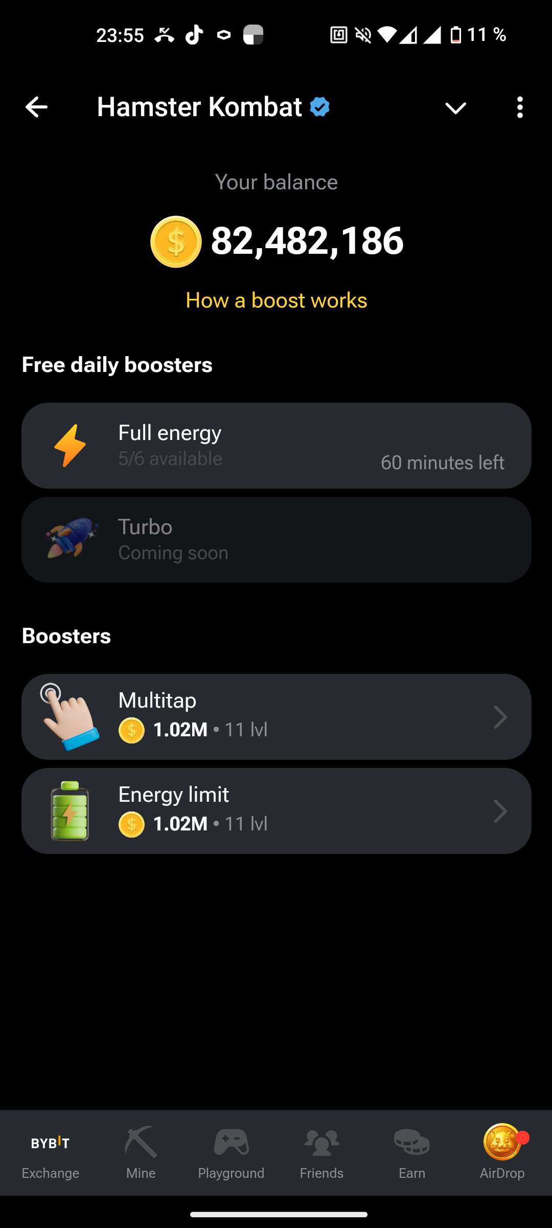 продажа аккаунта к игре Hamster Kombat