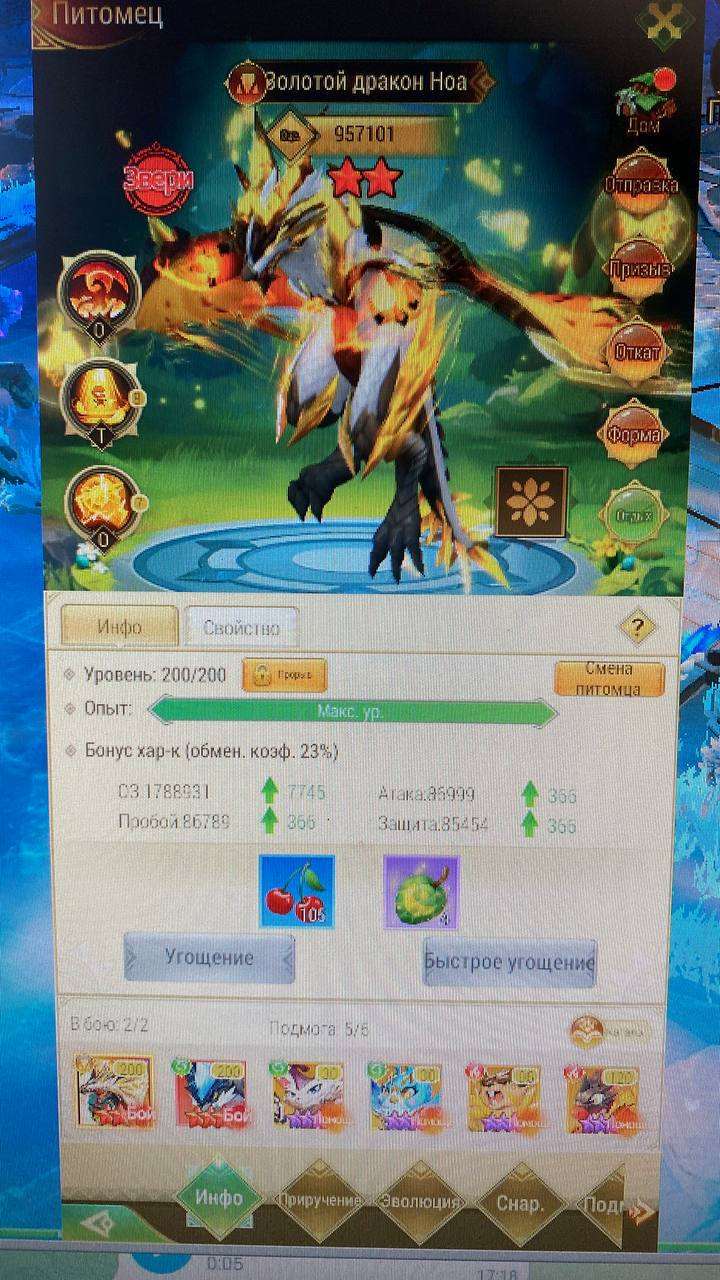 продажа аккаунта к игре Драконоборец