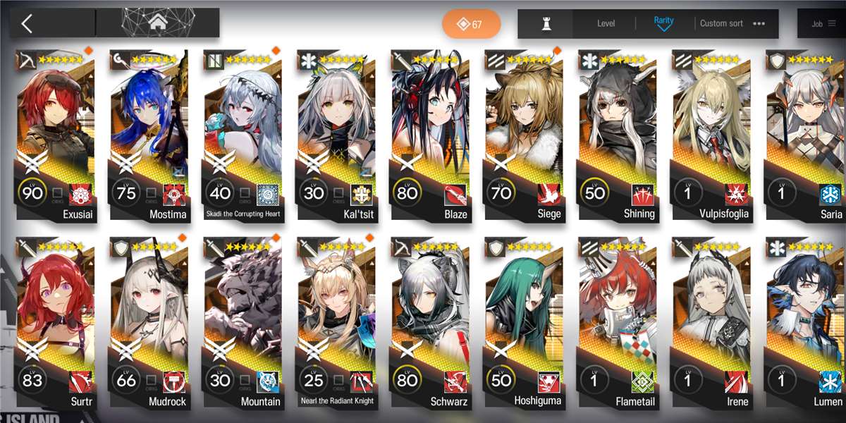 продажа аккаунта к игре Arknights