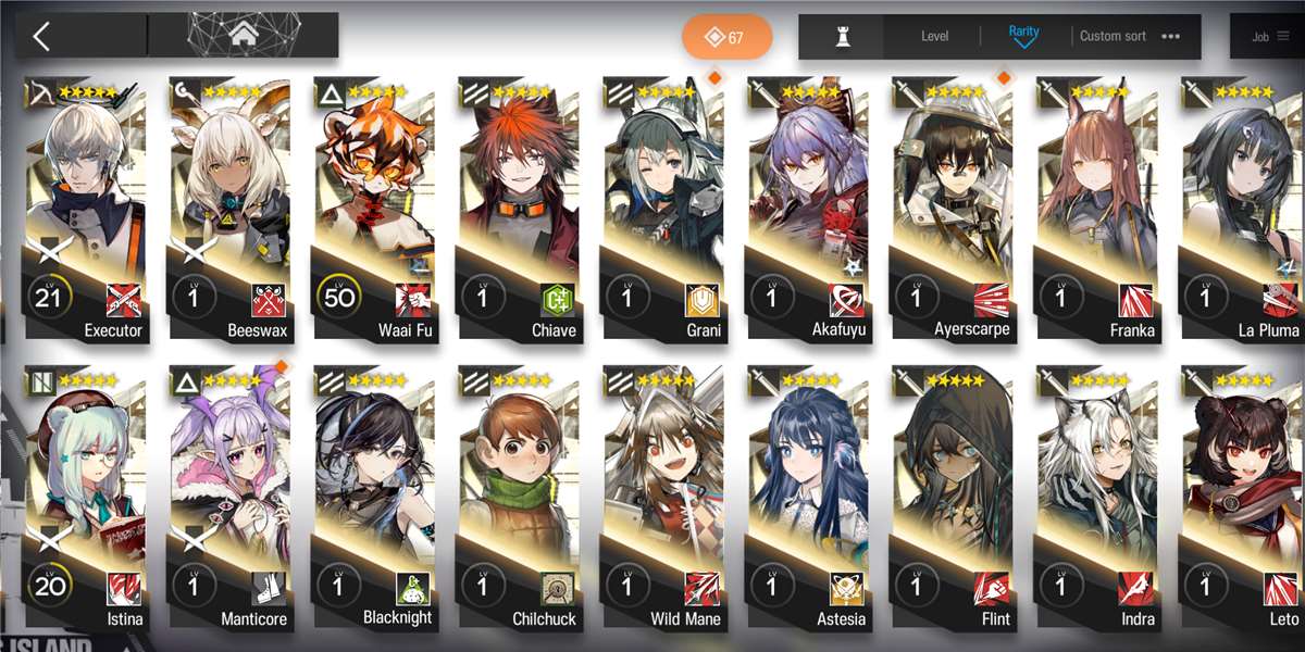 продажа аккаунта к игре Arknights