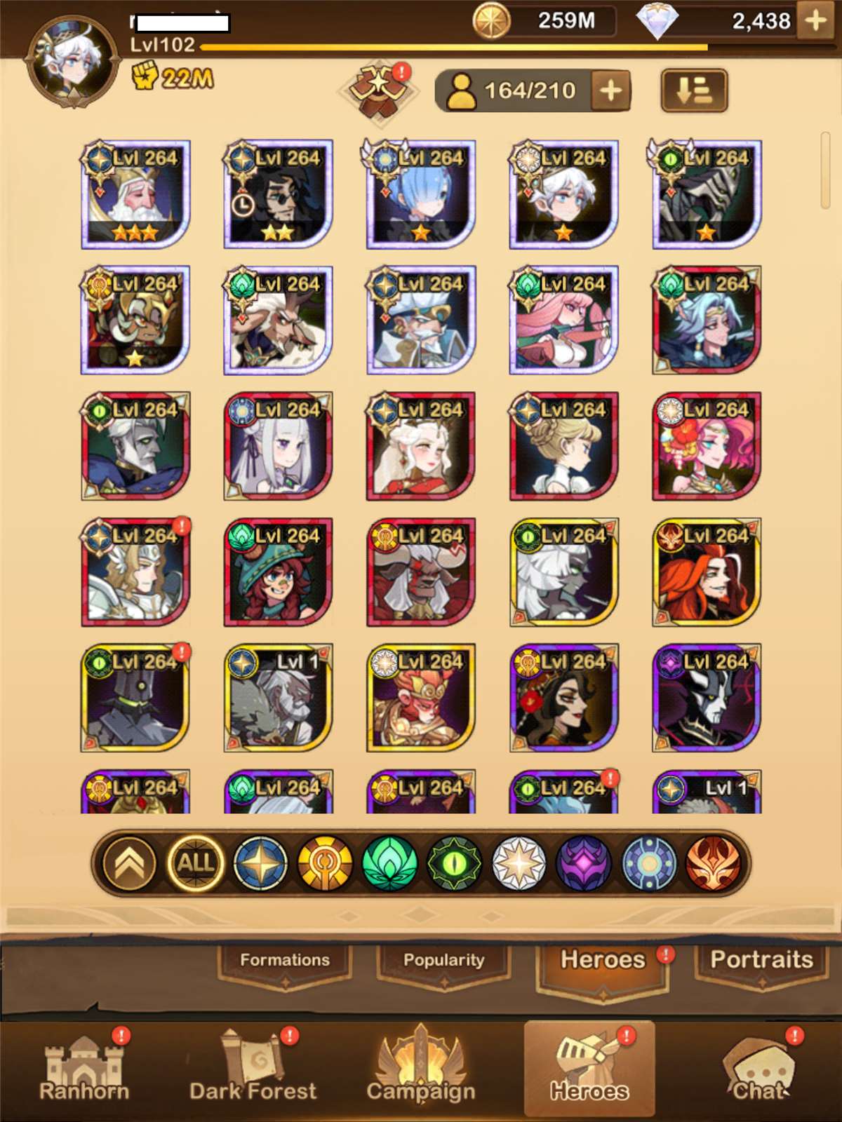 продажа аккаунта к игре AFK Arena