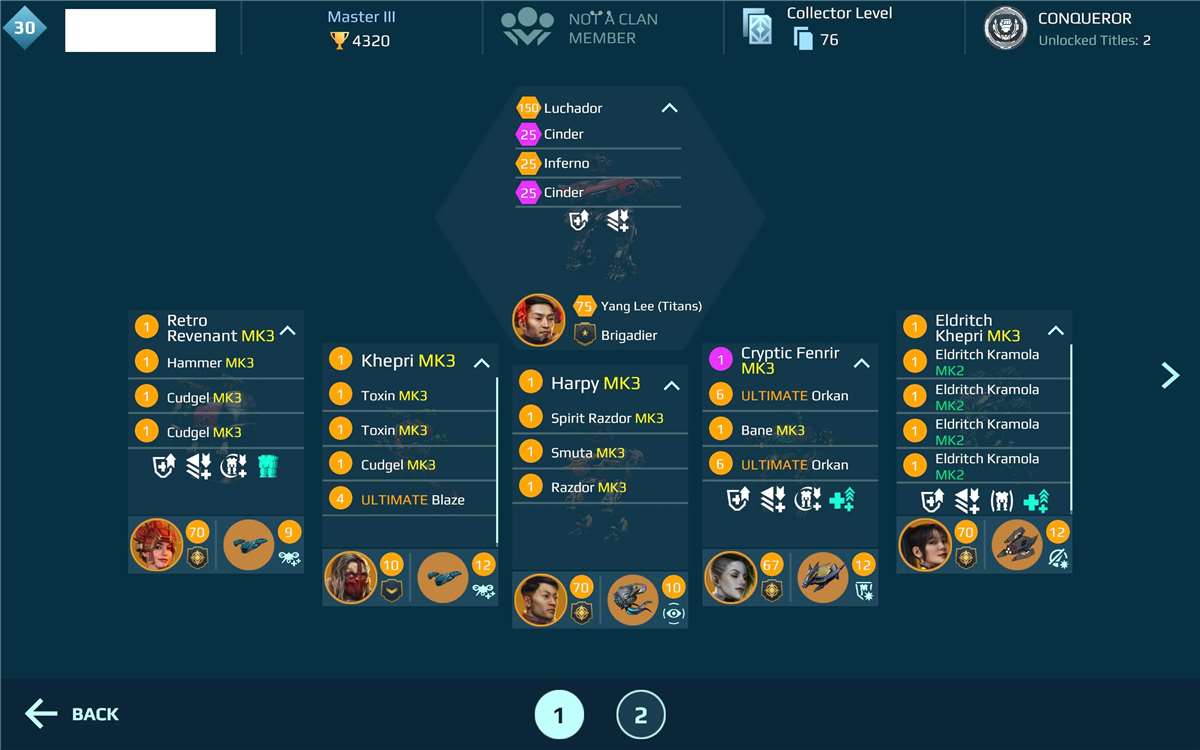 продажа аккаунта к игре War Robots