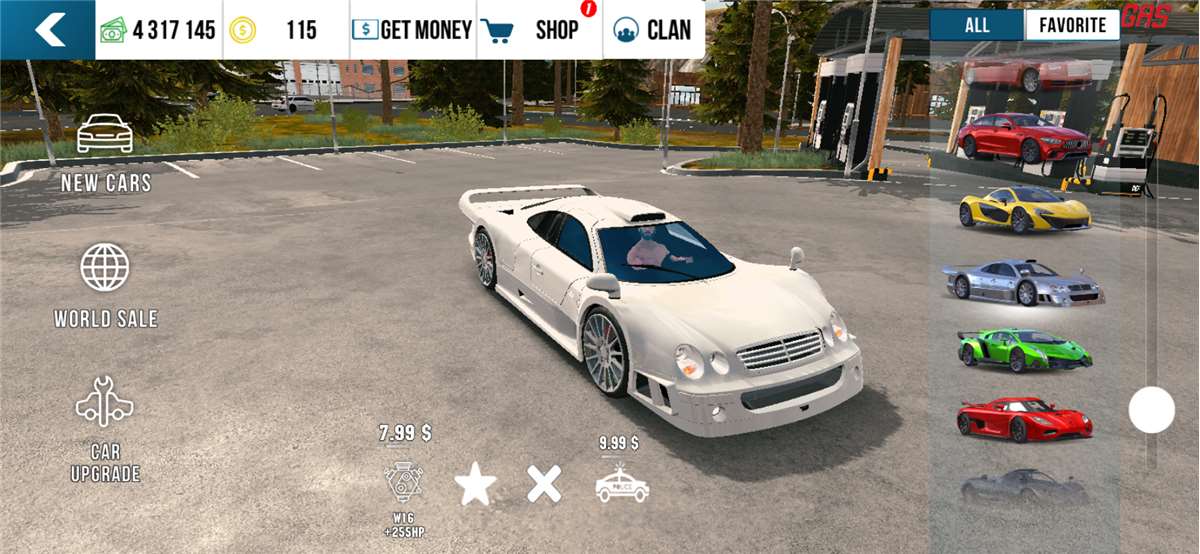 продажа аккаунта к игре Car Parking