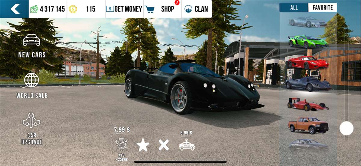 продажа аккаунта к игре Car Parking