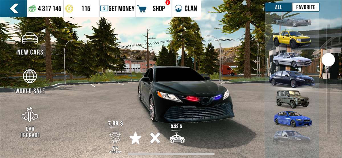 продажа аккаунта к игре Car Parking