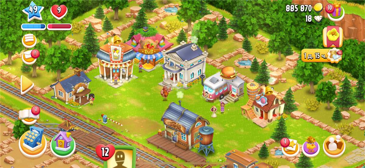 продажа аккаунта к игре Hay Day