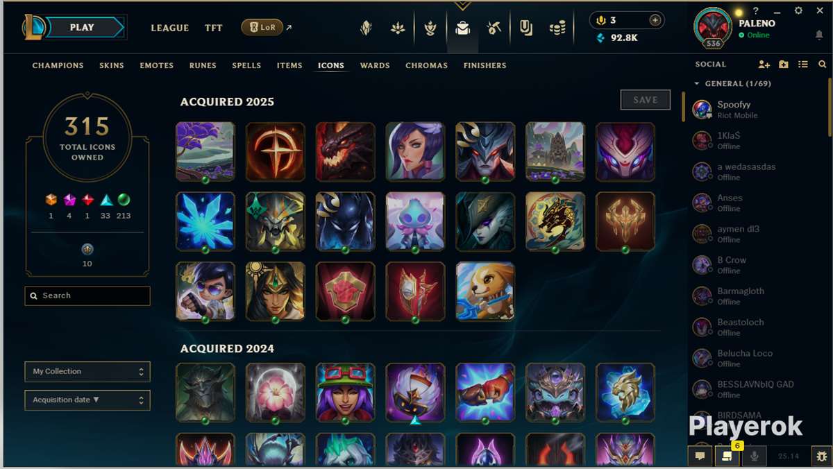 продажа аккаунта к игре League of Legends