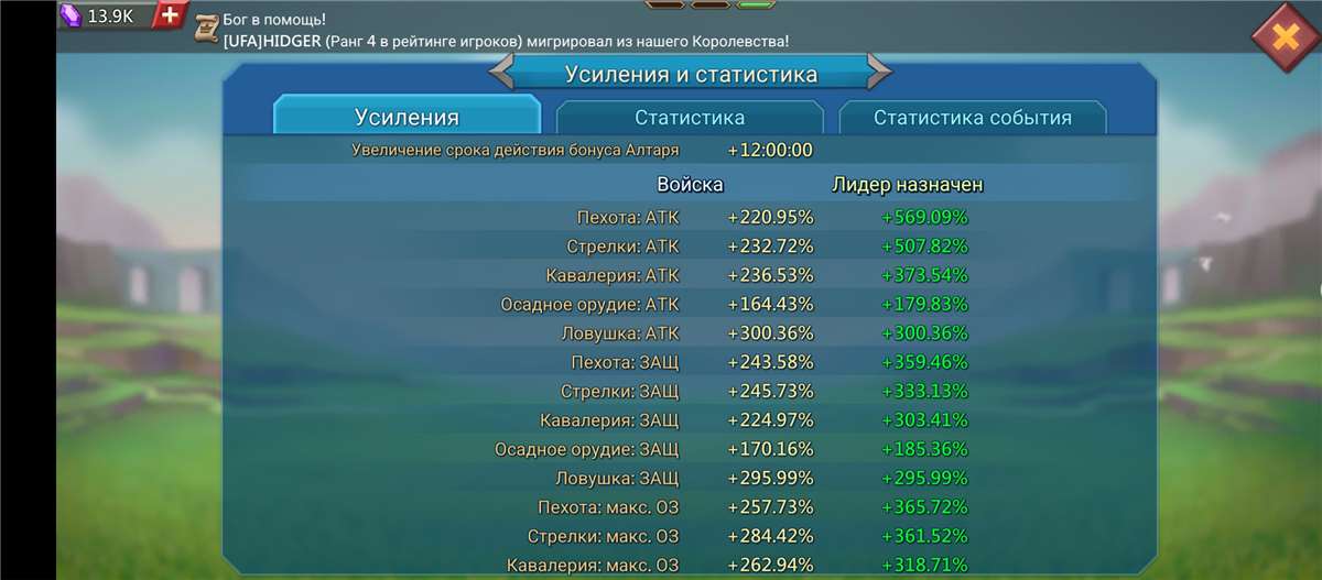 продажа аккаунта к игре Lords Mobile