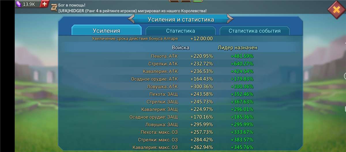 продажа аккаунта к игре Lords Mobile