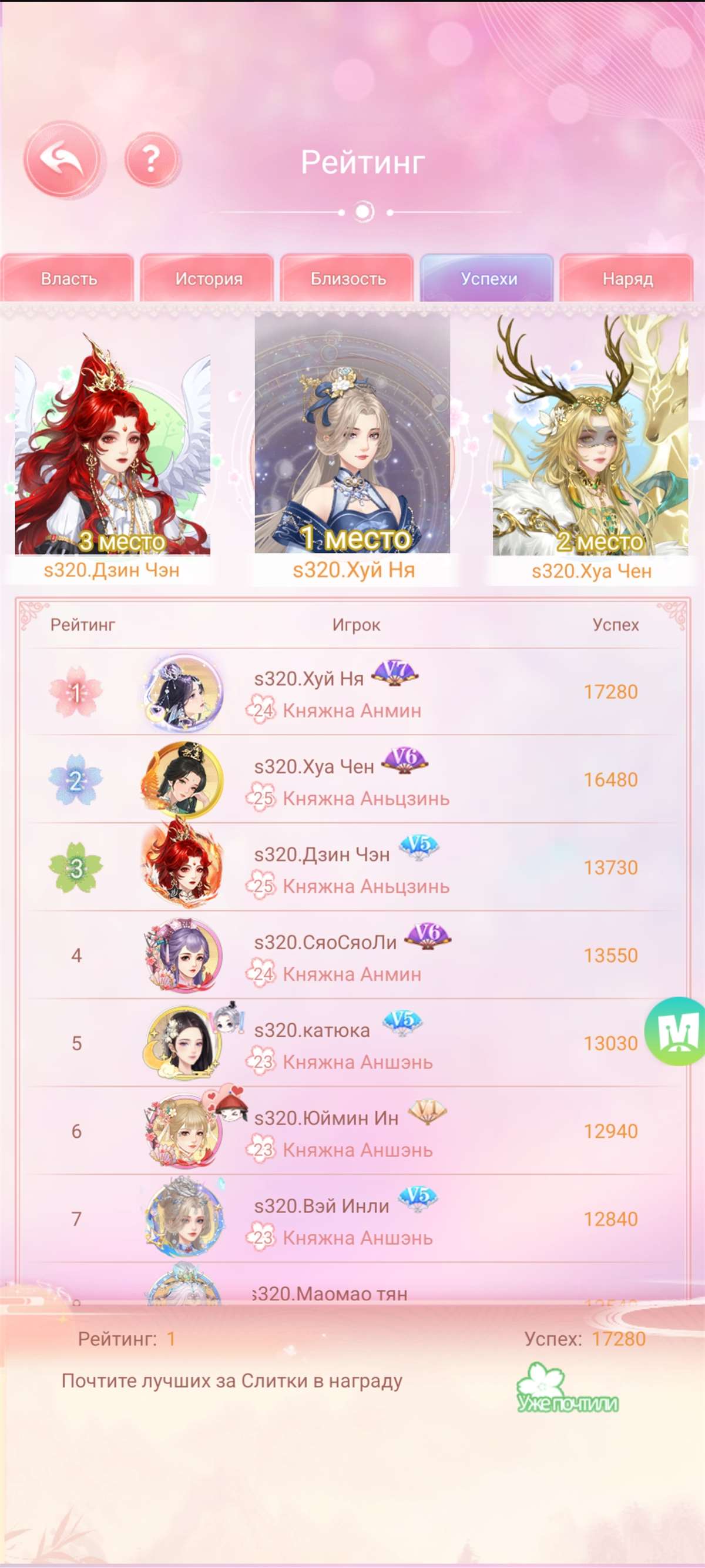 продажа аккаунта к игре Легенда Феникса