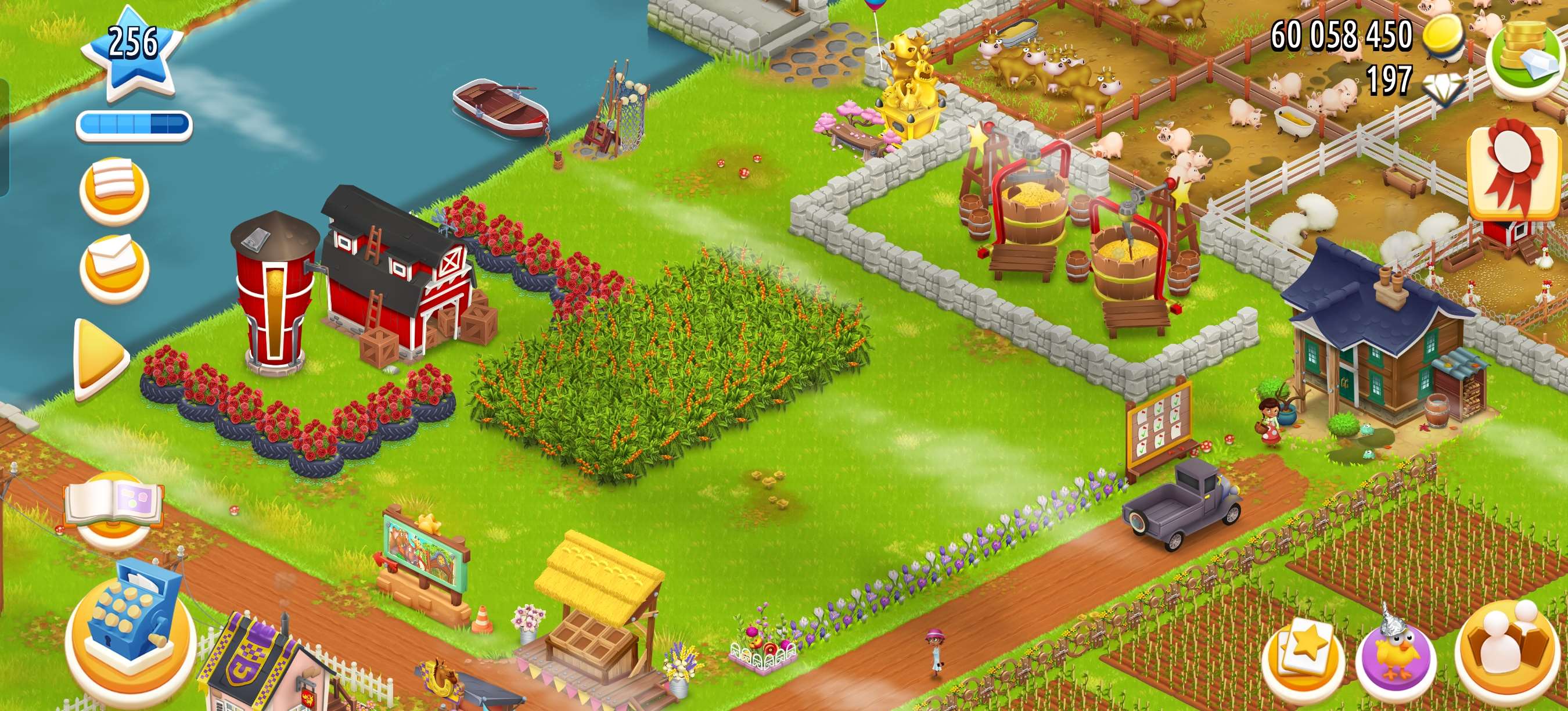 продажа аккаунта к игре Hay Day