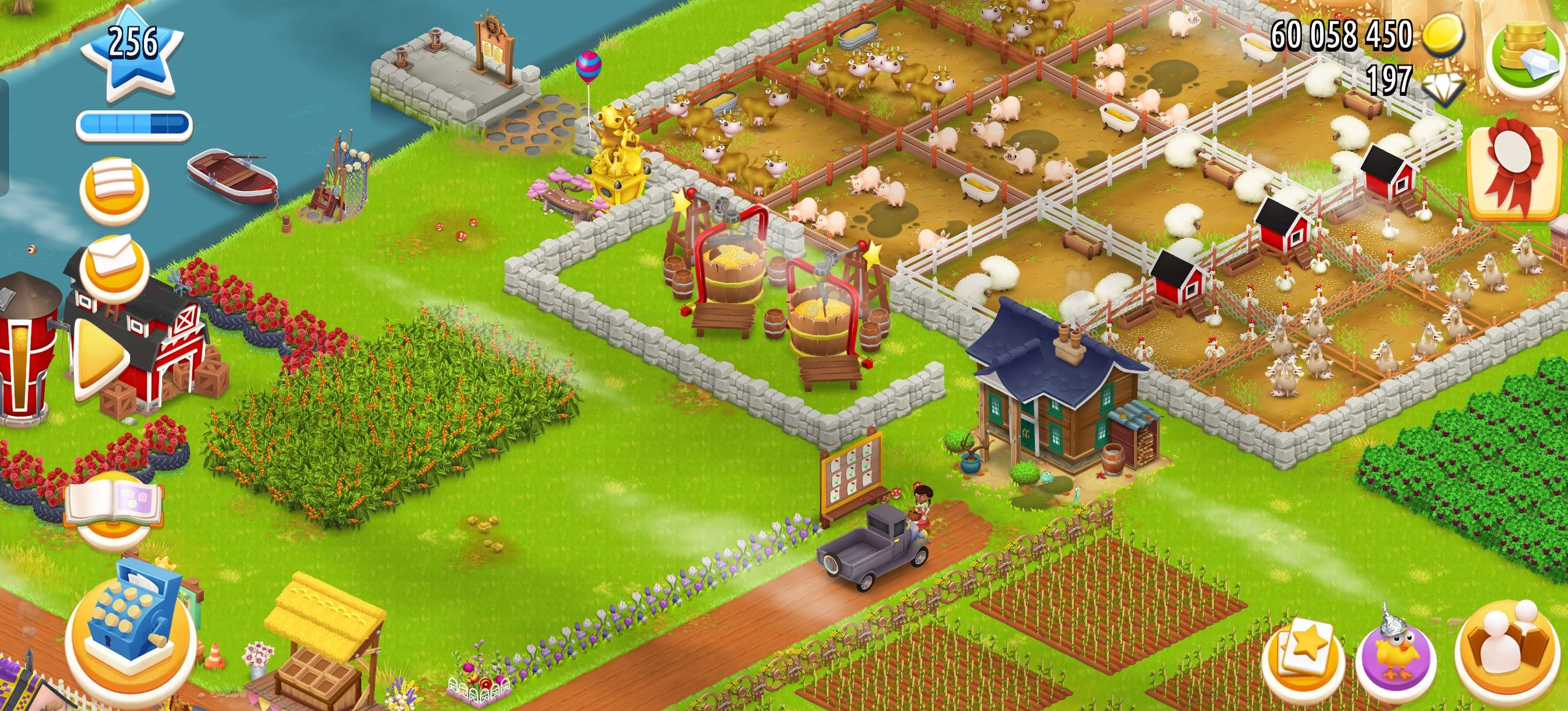 продажа аккаунта к игре Hay Day