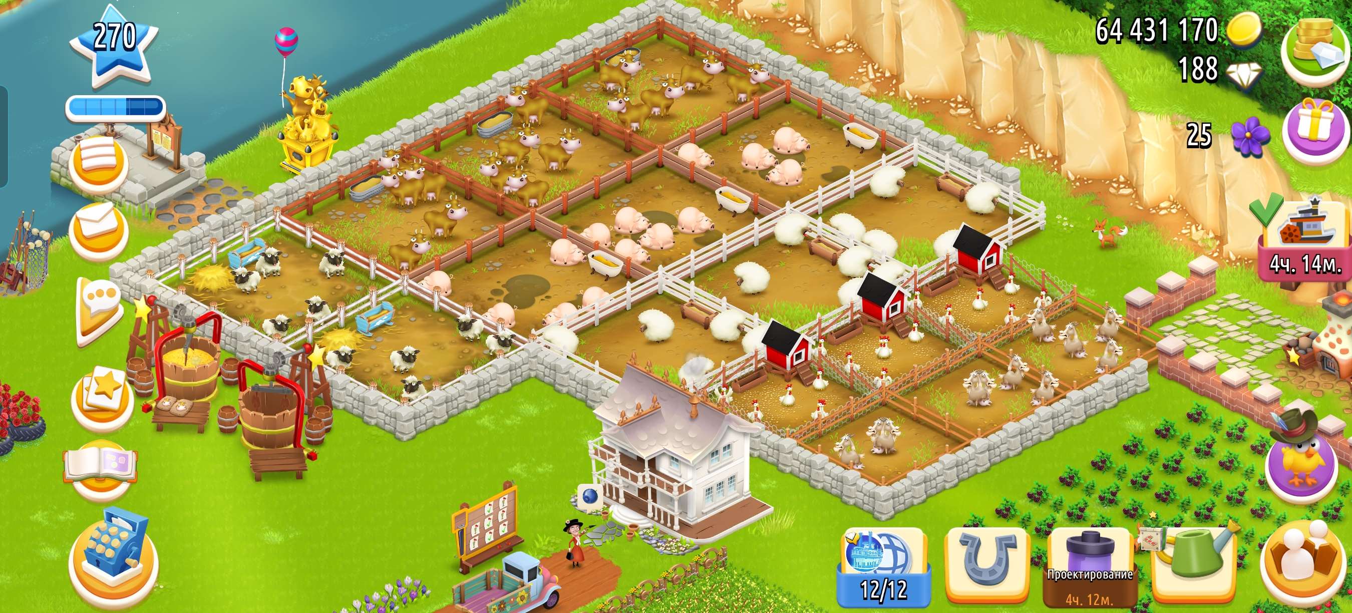 продажа аккаунта к игре Hay Day