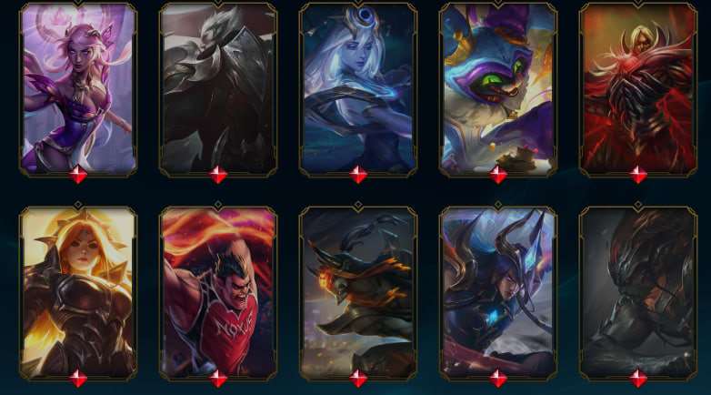 продажа аккаунта к игре League of Legends