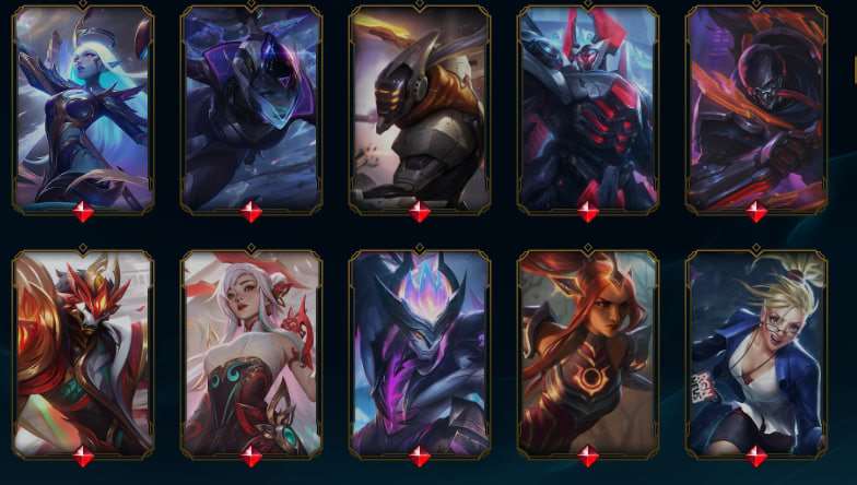 продажа аккаунта к игре League of Legends