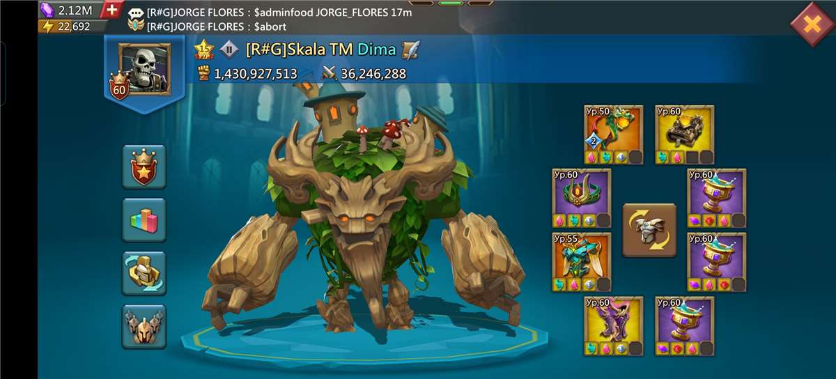 продажа аккаунта к игре Lords Mobile