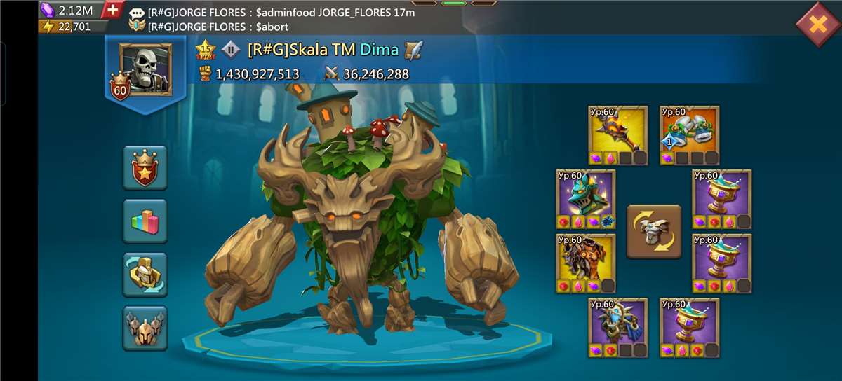 продажа аккаунта к игре Lords Mobile