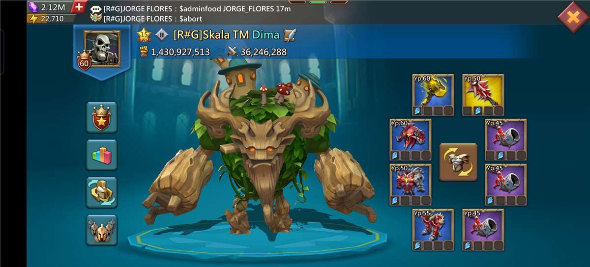 продажа аккаунта к игре Lords Mobile