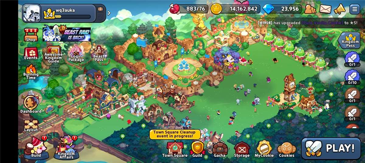 продажа аккаунта к игре Cookie Run Kingdom