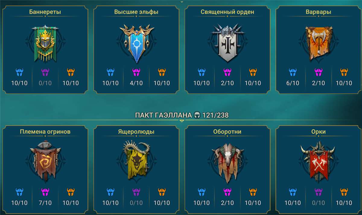 продажа аккаунта к игре Raid Shadow Legends