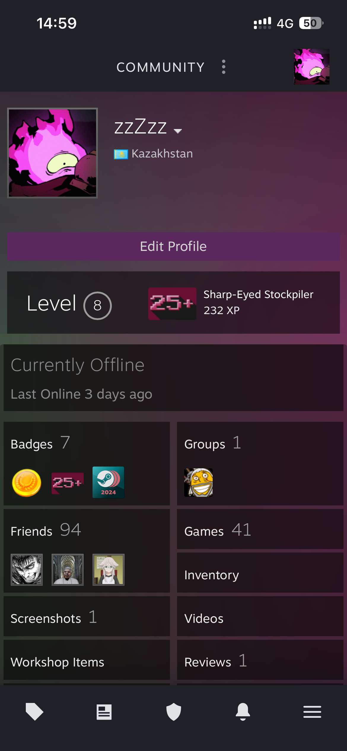 продажа аккаунта к игре Steam