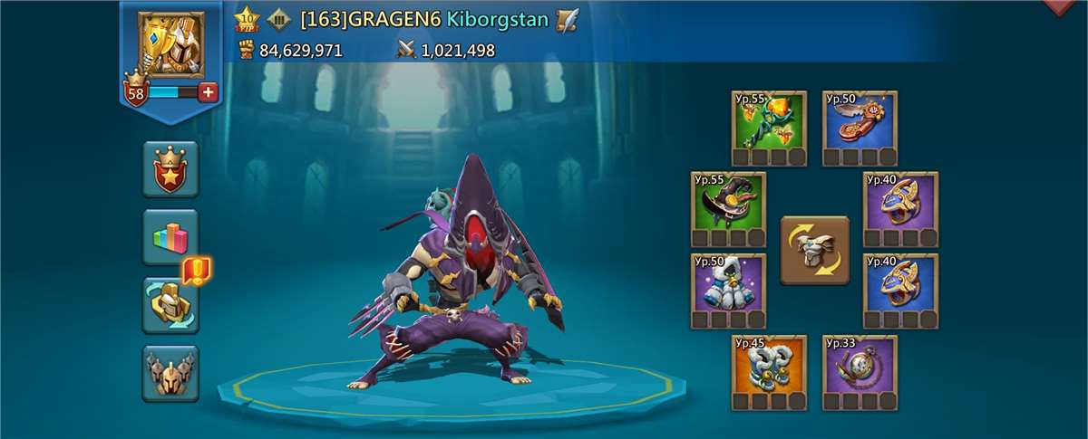 продажа аккаунта к игре Lords Mobile