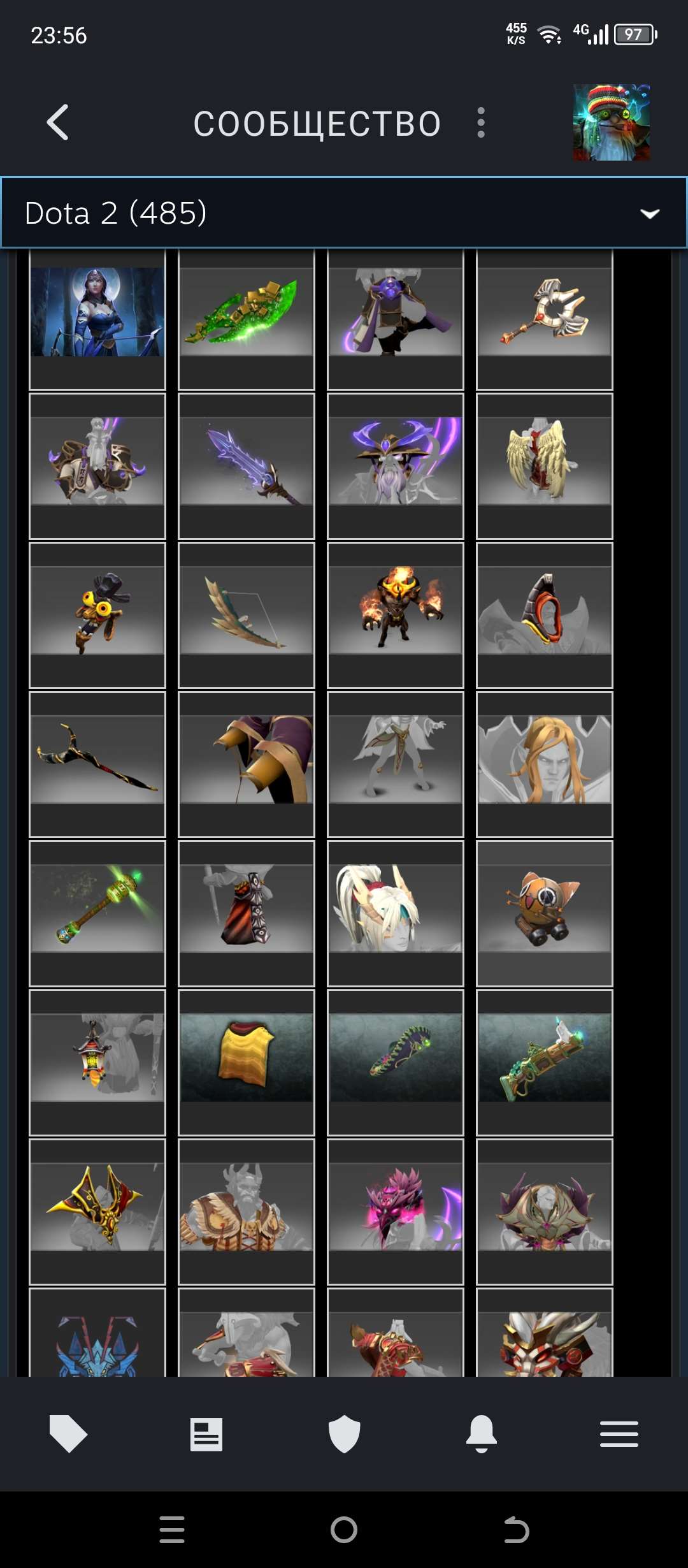 продажа аккаунта к игре Dota 2