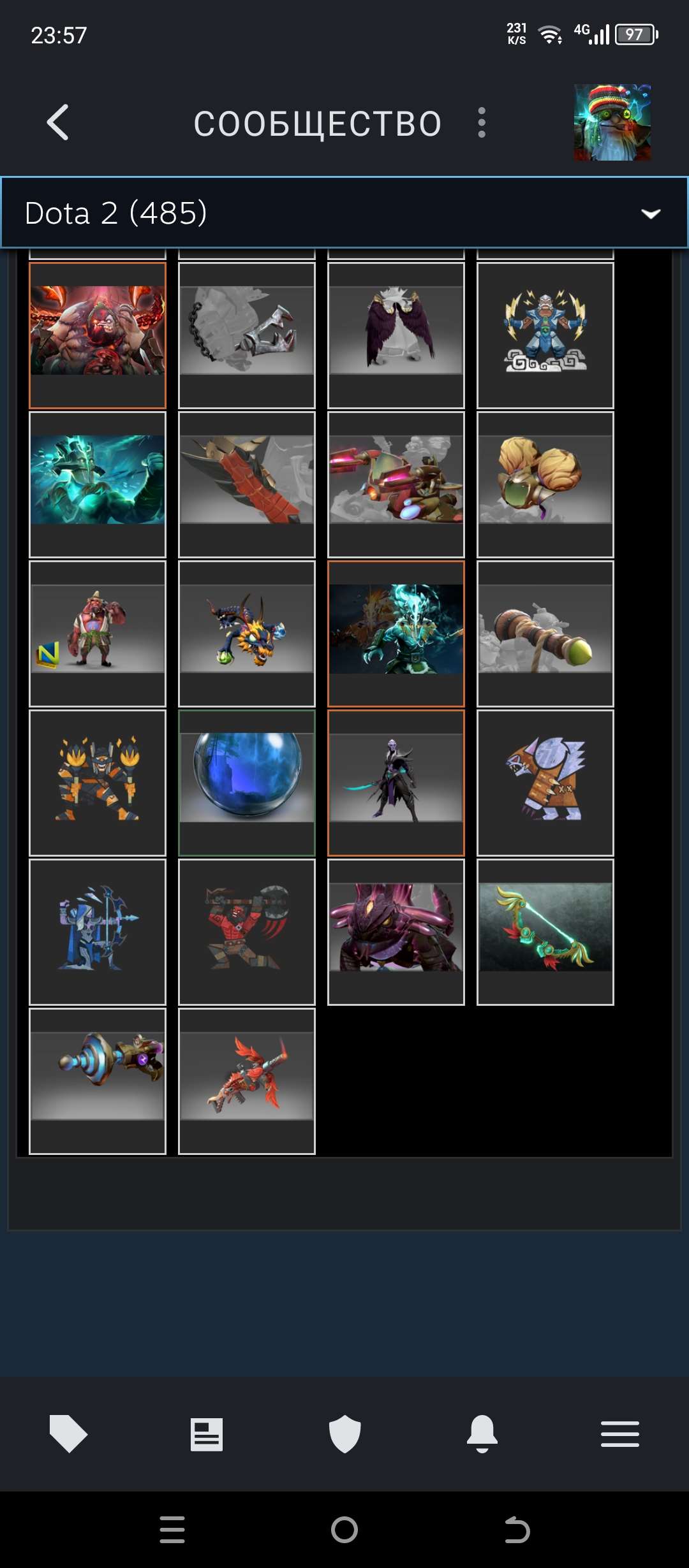 продажа аккаунта к игре Dota 2