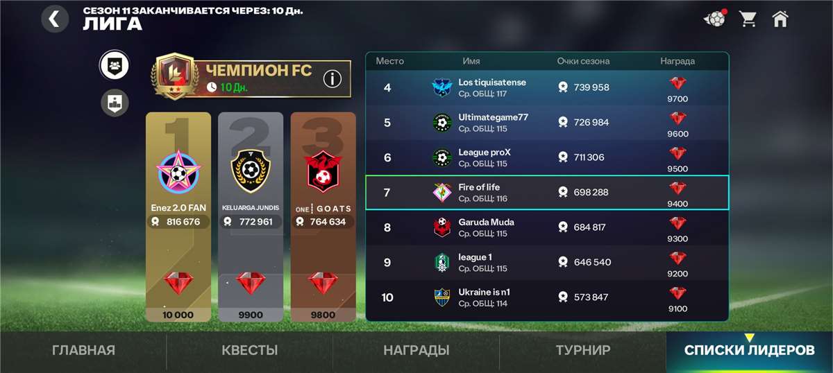 продажа аккаунта к игре FIFA Mobile