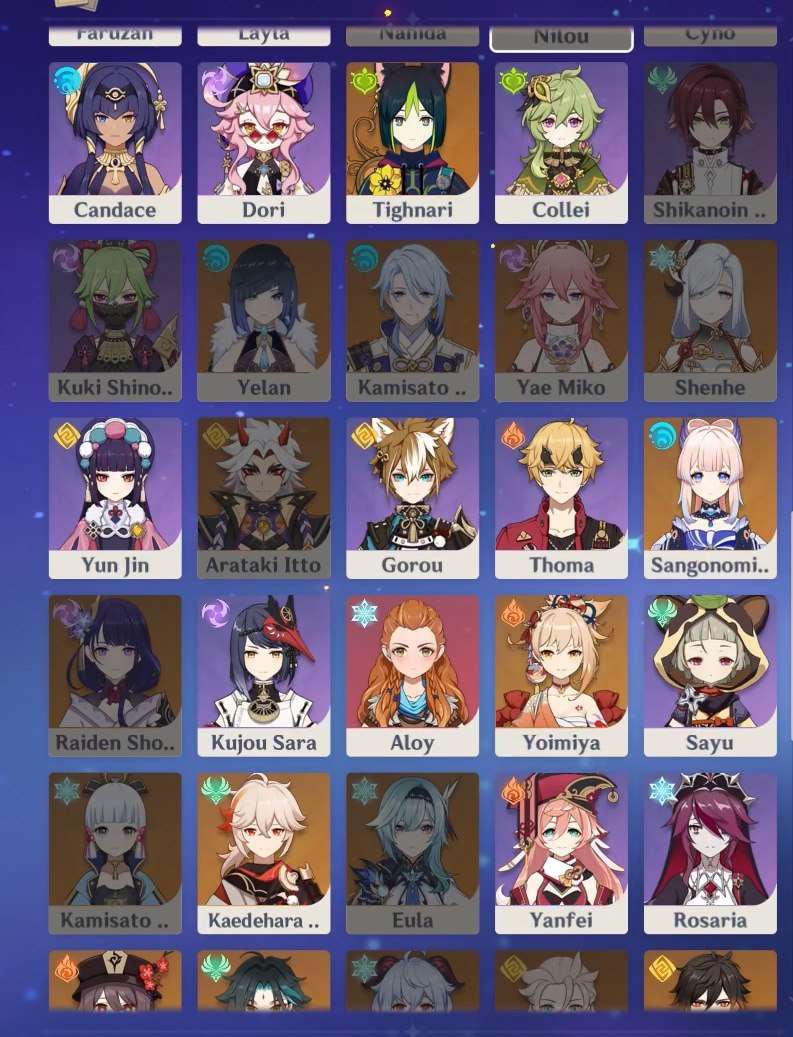 продажа аккаунта к игре Genshin Impact