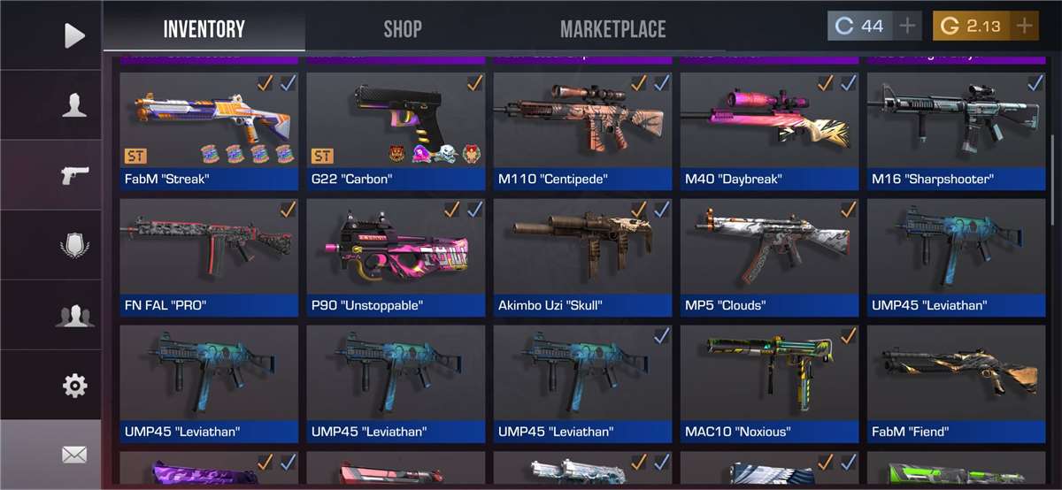 продажа аккаунта к игре Standoff 2