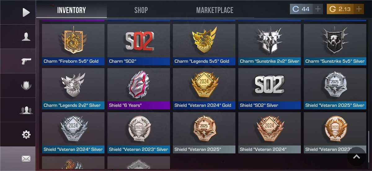 продажа аккаунта к игре Standoff 2