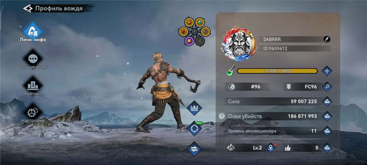 продажа аккаунта к игре Viking Rise