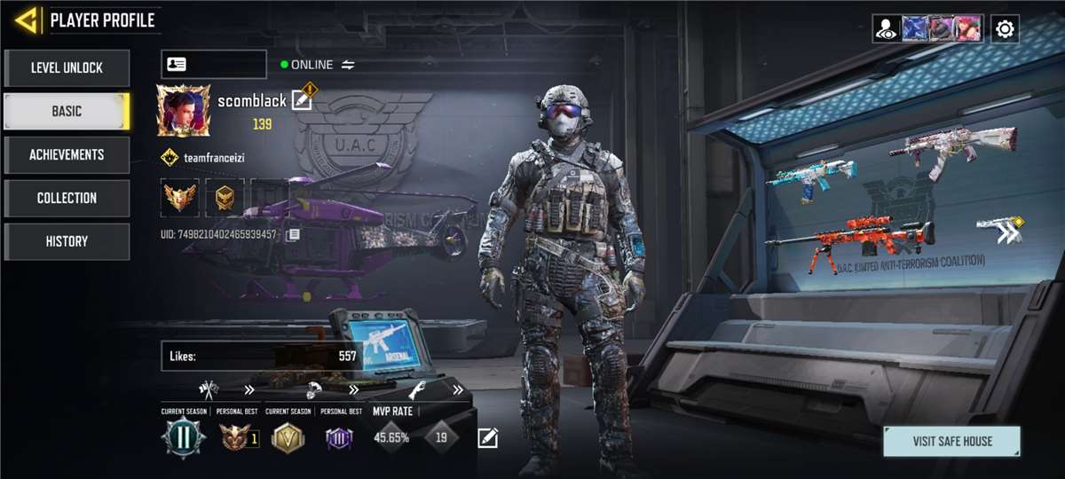 продажа аккаунта к игре Call of Duty Mobile