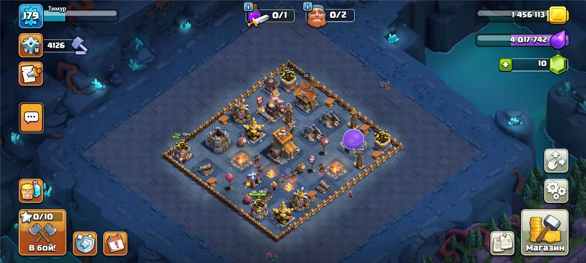 продажа аккаунта к игре Clash of Clans