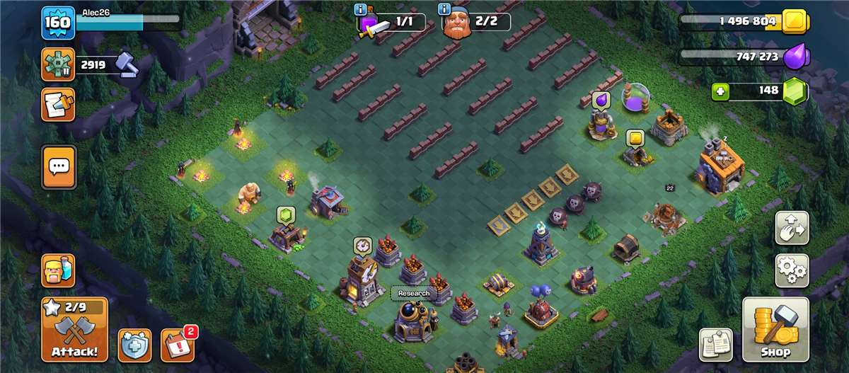 продажа аккаунта к игре Clash of Clans