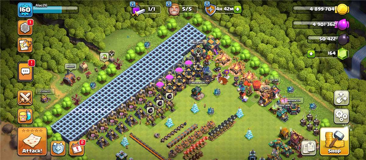 продажа аккаунта к игре Clash of Clans