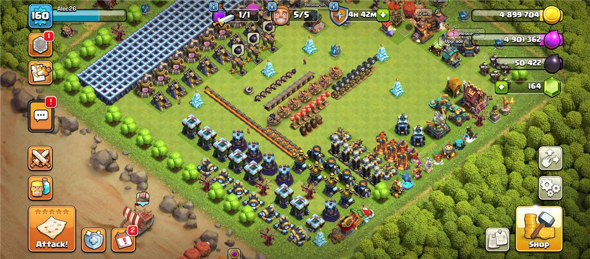 продажа аккаунта к игре Clash of Clans