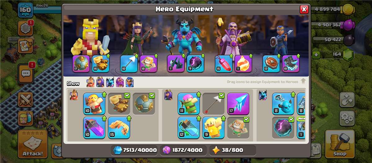 продажа аккаунта к игре Clash of Clans