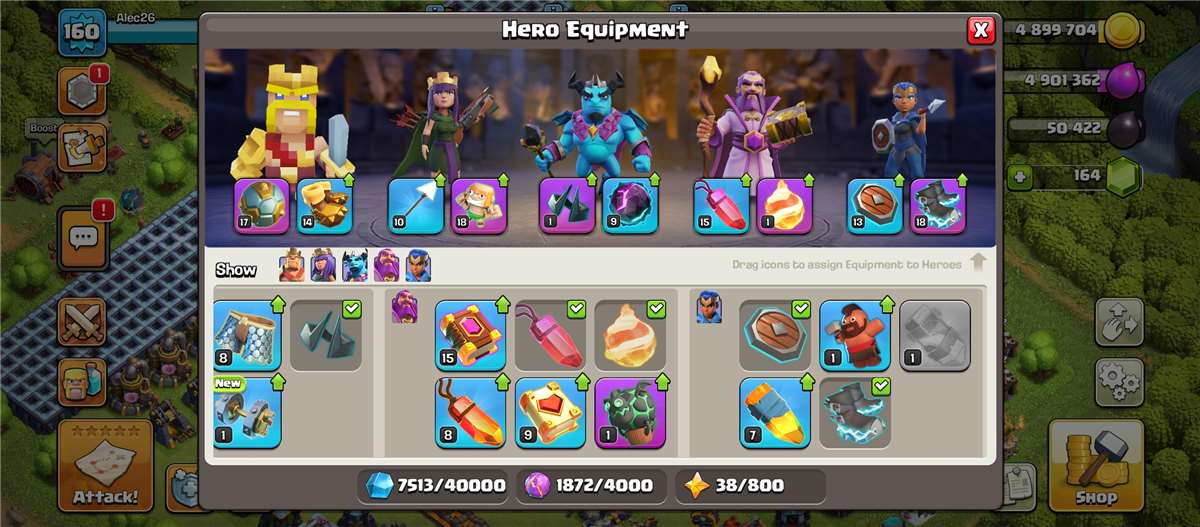 продажа аккаунта к игре Clash of Clans